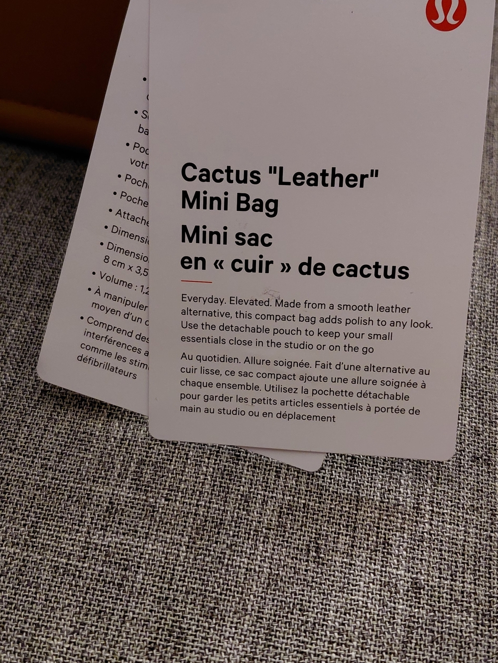 Lululemon Cactus Leathed Mini Purse - Picture 6 of 8